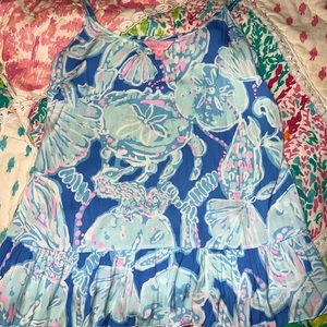 lilly pulitzer Pop Up Into the Sea Blue Haven Margot Top